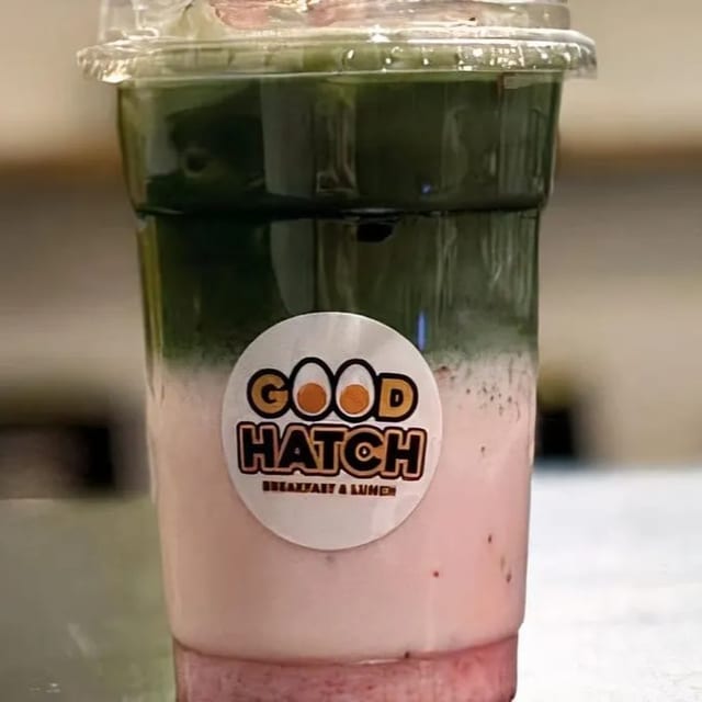 Strawberry Matcha.