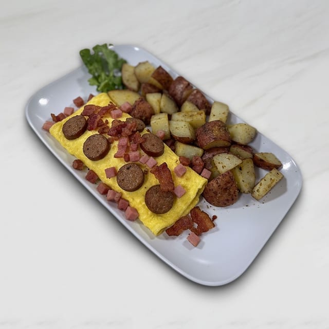 Meat Lover Omelette.
