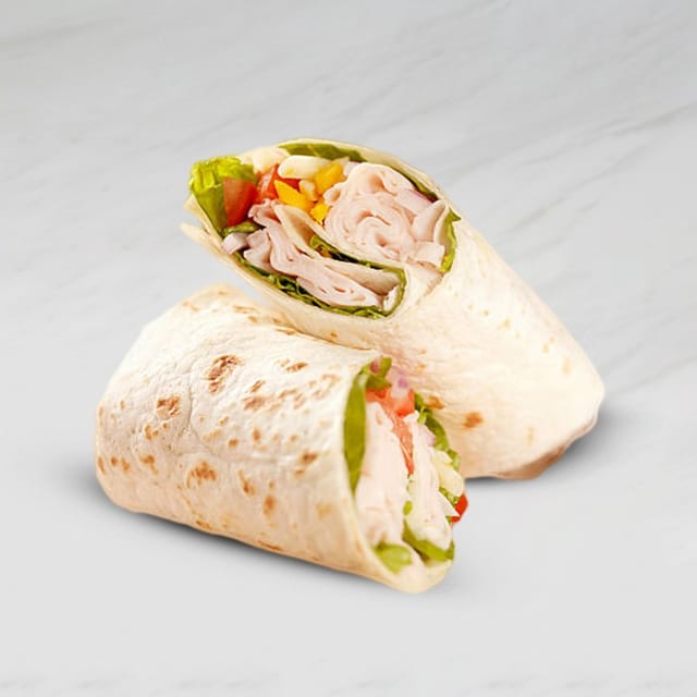 Turkey Hummus Wrap.