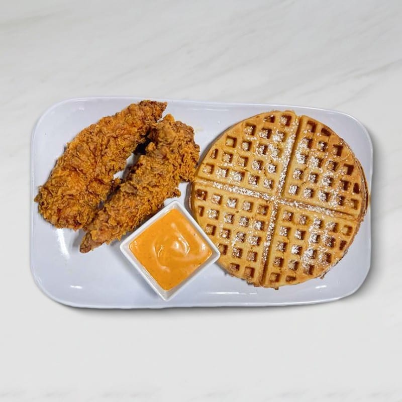 Hot Chicken & Waffle.
