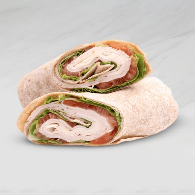 Chipotle Pesto Turkey Wrap.
