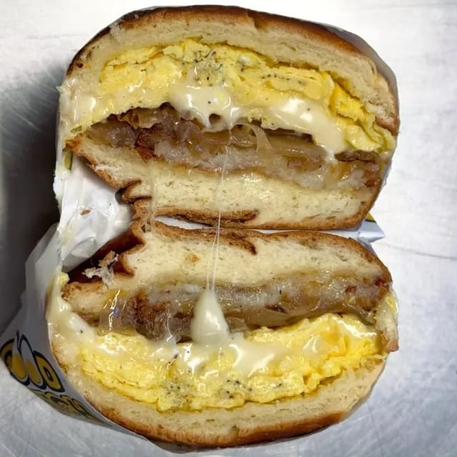 Good Hatch Egg & Cheese Sandwich.