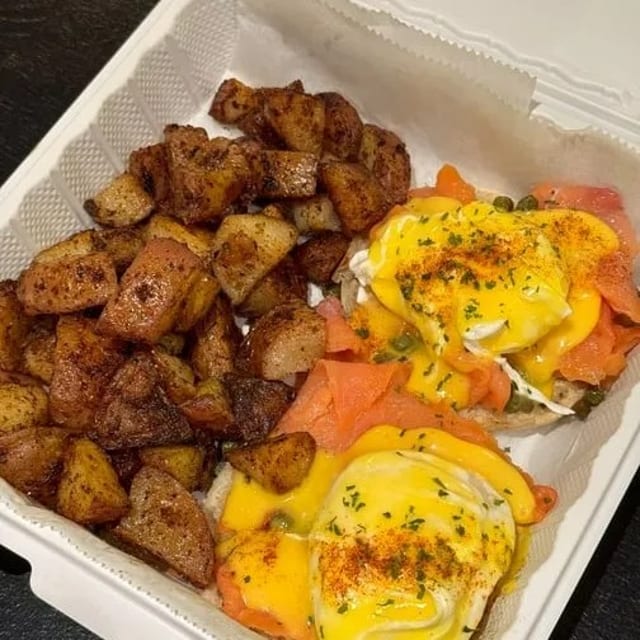 Smoked Salmon Benedict.