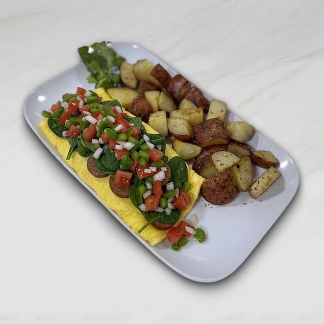 Healthy Good Hatch Omelette.