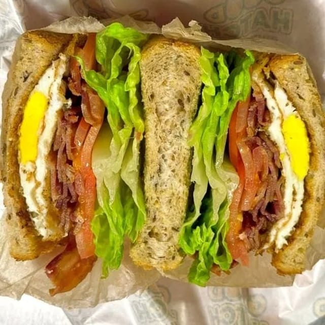 Breakfast BLT Sandwich.