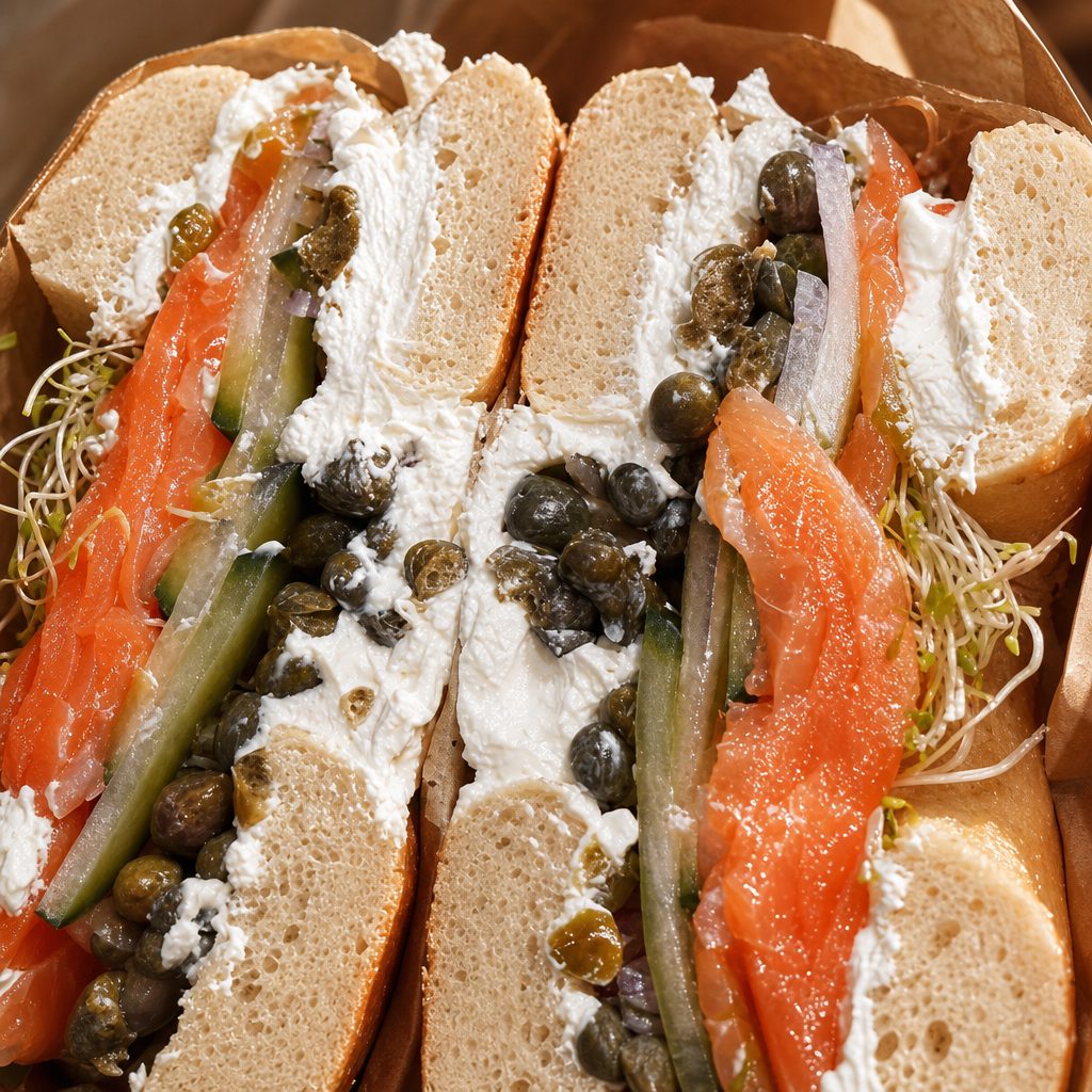Nova Lox Bagel.