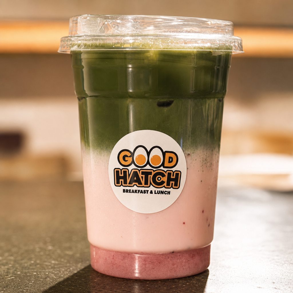 Strawberry Matcha.