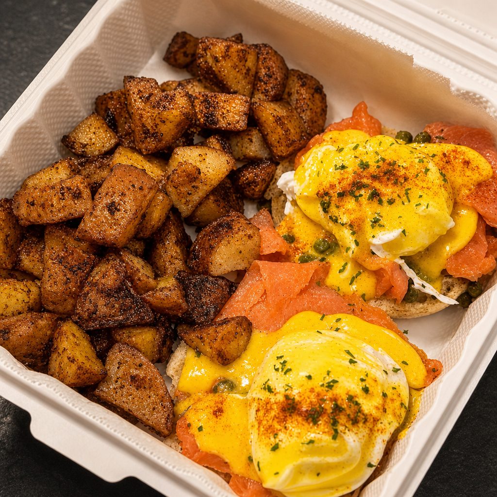 Smoked Salmon Benedict.