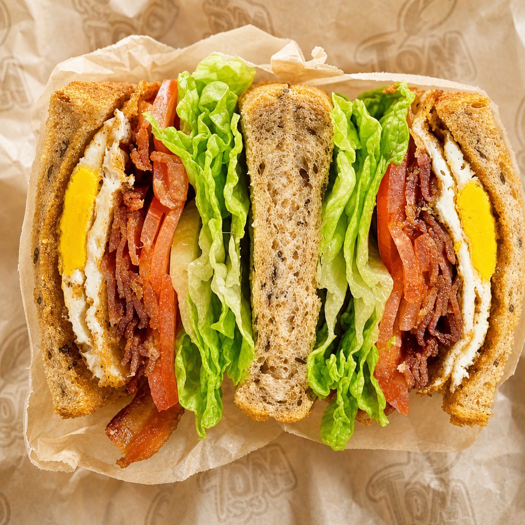 Breakfast BLT Sandwich.