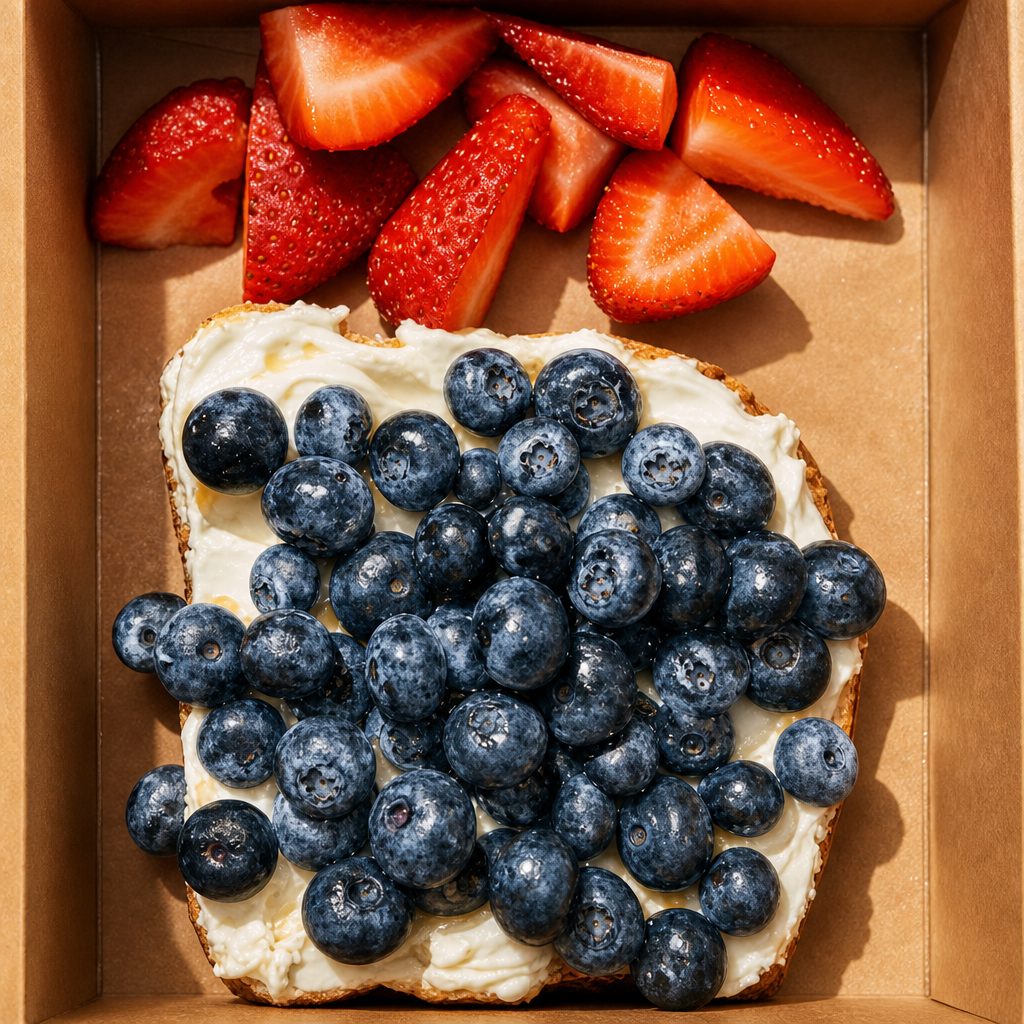 Blueberry Ricotta Toast.